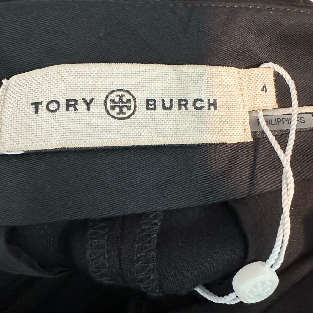 Tory Burch Knit Cargo Pant Wool Blend Black Women’s Cargo Pants Size 4 - Picture 9 of 15